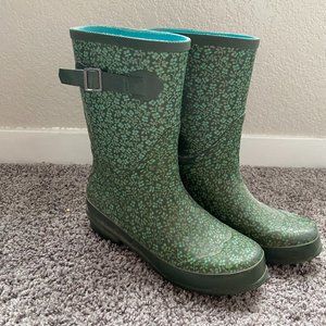 L.L.Bean Women's Floral Rain Boots (Wellies)